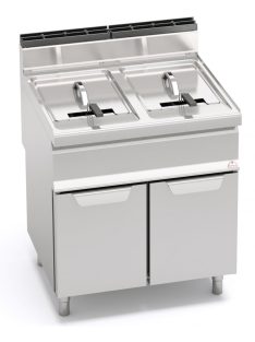   Gázüzemű szabadonálló olajsütő, 20+20 literes  - Berto's