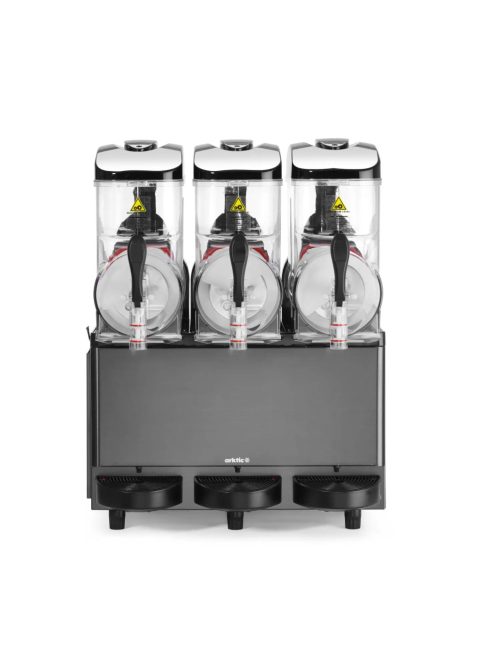 Jégkása gép 3x12 l, Arktic,Hendi 36L, Fekete