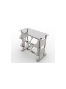 Asztali állvány üveg polccal