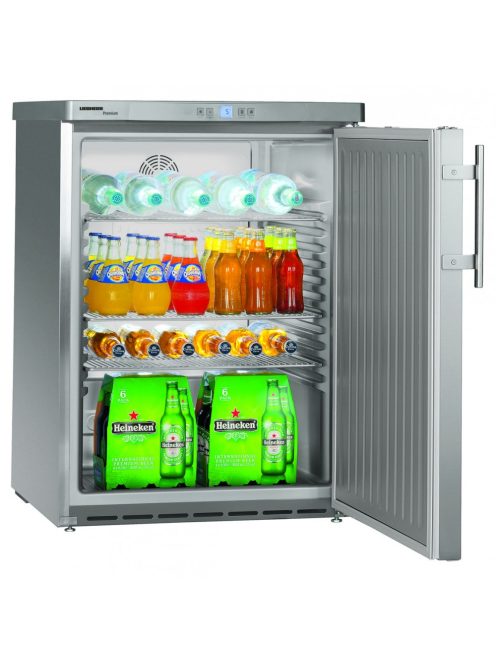 Ipari rozsdamentes hűtőszekrény, Liebherr - 134 liter