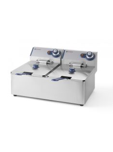 Elektromos, ipari olajsütő - 6+6 literes