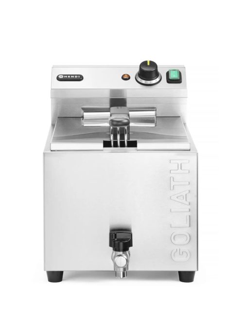 HENDI GOLIATH olajsütő leeresztő csappal, HENDI, 10L, 400V/10200W, 300x585x(H)392mm