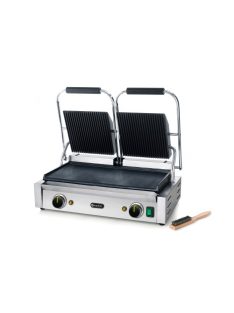 Dupla kontakt grill, alul sima felül bordázott