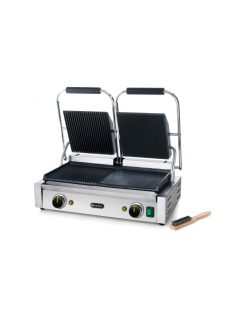 Dupla kontakt grill, alul-felül 1/2 bordázott