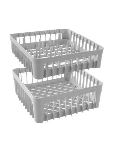   Mosogatógép kosár poharaknak, többféle kialakítással - 40x40 cm