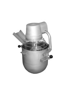 Habverő, vajkeverő és dagasztó segédgép