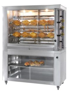 Elektromos grillcsirke sütő – 30-35 csirkés