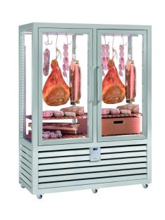 Üvegajtós húsérlelő hűtővitrin - 848 liter
