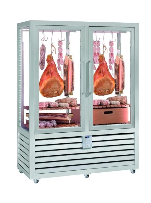Üvegajtós húsérlelő hűtővitrin - 848 liter