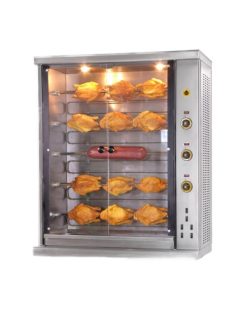 Elektromos grillcsirke sütő – 20-25 csirkés