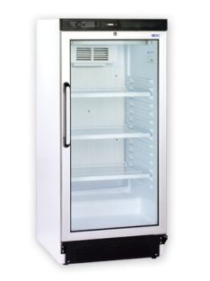 Üvegajtós hűtővitrin - 190 liter