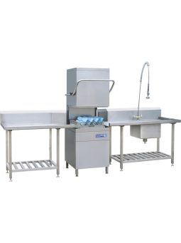 Ki és befutó asztalok moslékozó nyílással