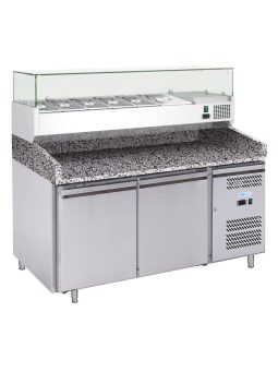 Pizzapult és Feltéthűtő